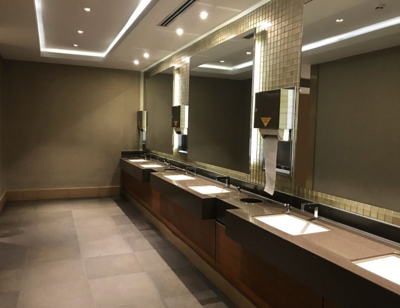 Tech-Integrated Bathroom